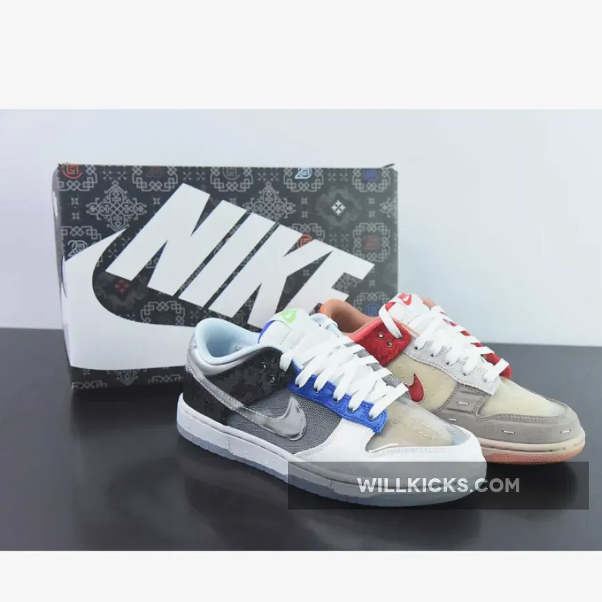 CLOT x Nike Dunk Low What The