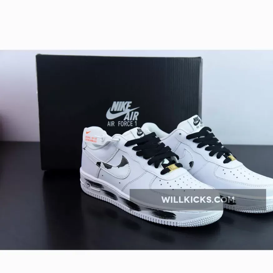 Custom Nike Air Force 1 Low White Black