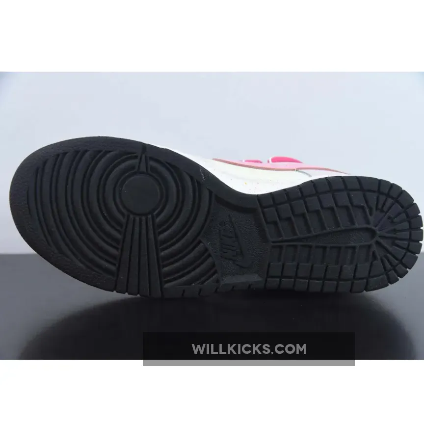 Custom Nike Dunk Low ‘Multiple Swooshes’ Pink Sail Black Custom Nike Dunk Low ‘Multiple Swooshes’ Pink Sail Black