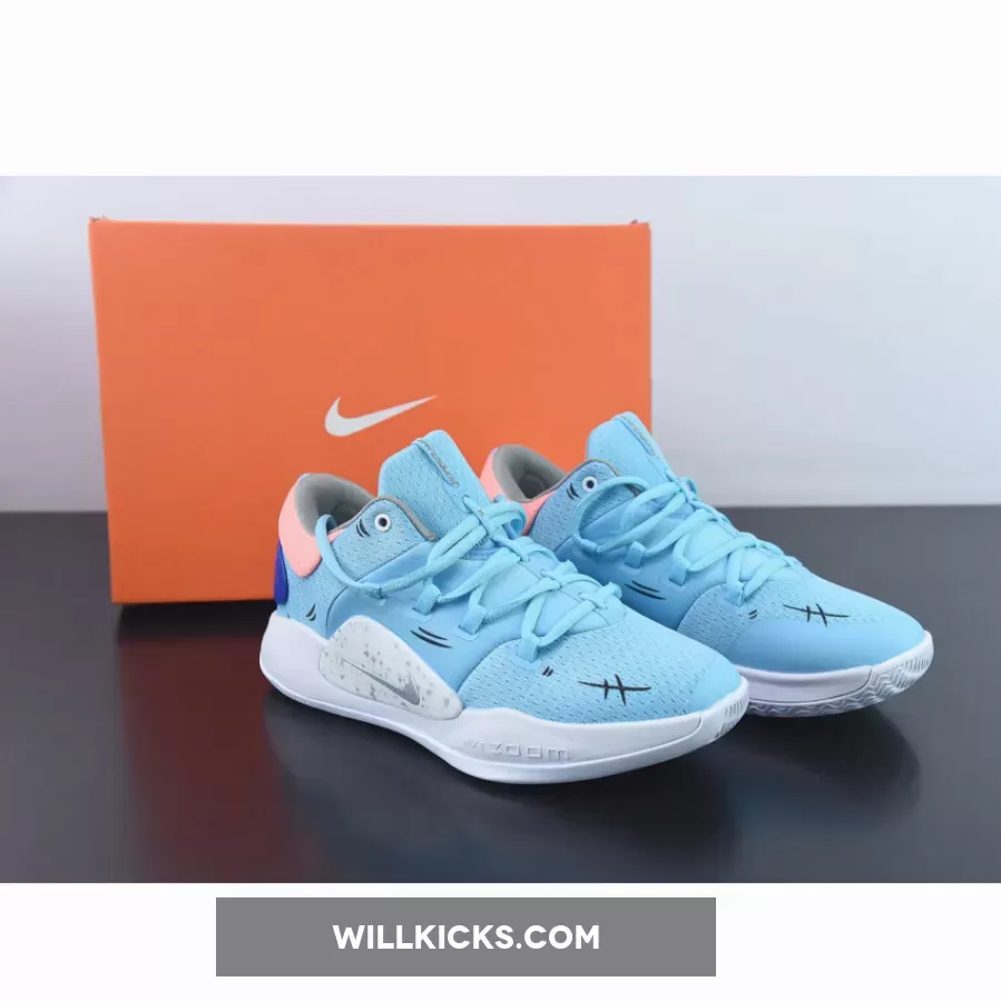 Custom Nike Hyperdunk X Low TB Blue White