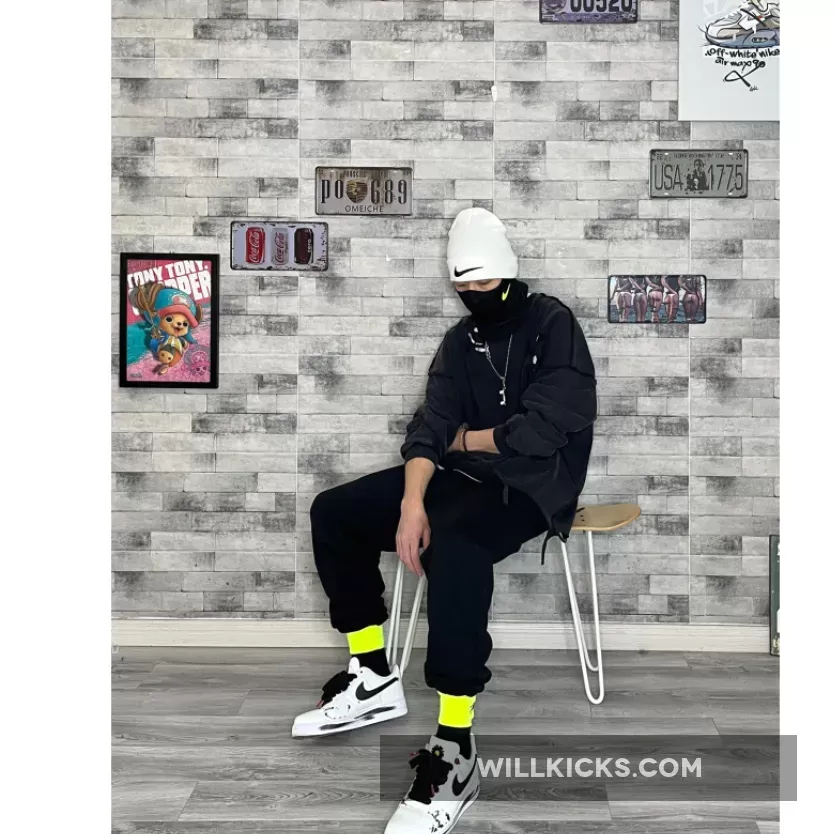 G-Dragon PEACEMINUSONE x Nike Air Force 1 Para-Noise White