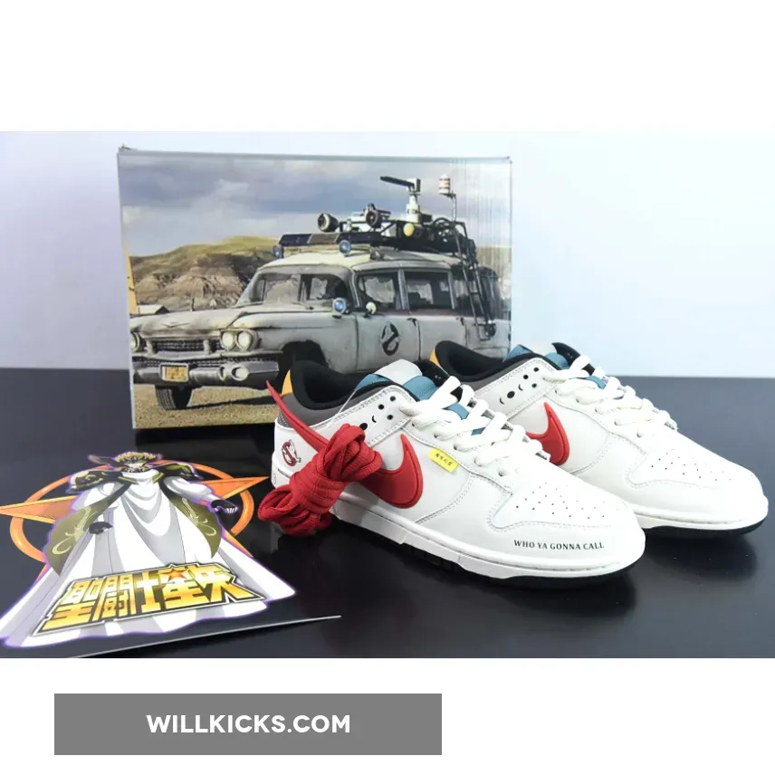 Ghostbusters x Nike Dunk Low Sail Red