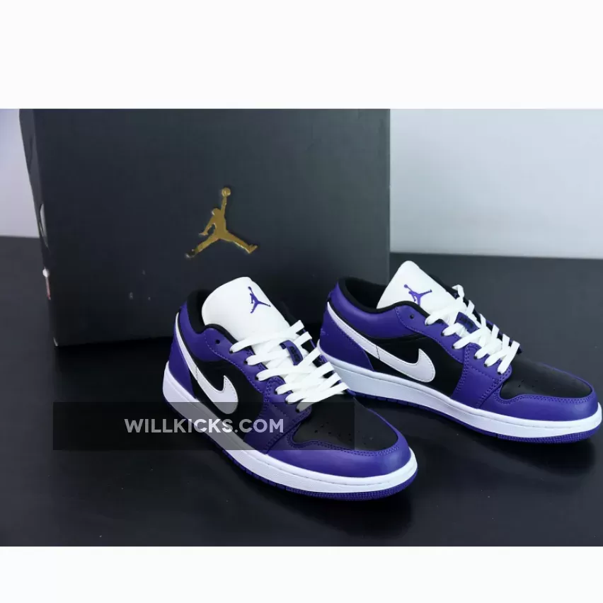 Jordan 1 Low Court Purple
