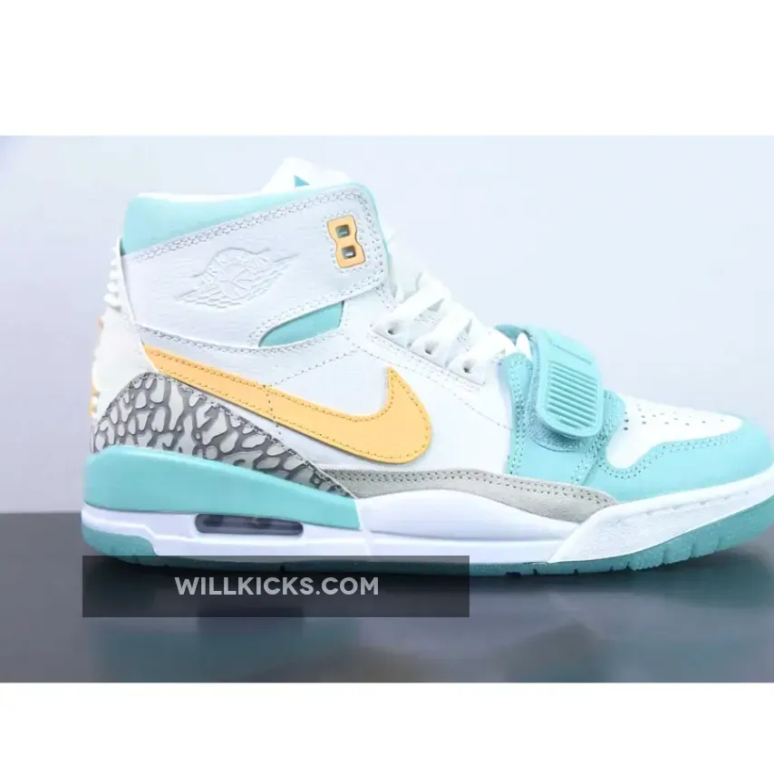 Jordan Legacy 312 White/Teal Nebula/Melon Tint Jordan Legacy 312 White/Teal Nebula/Melon Tint