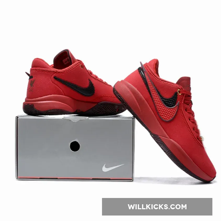 LeBron 20 "Liverpool" University Red Black LeBron 20 "Liverpool" University Red Black