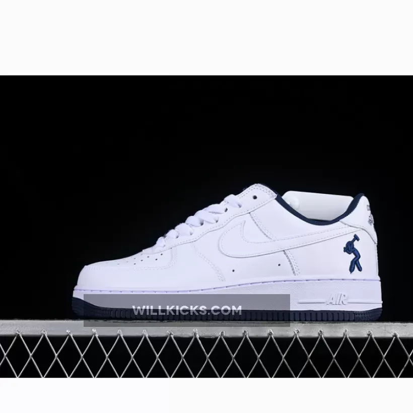 LIL YACHTY X AIR FORCE 1 07 LOW WHITE/WHITE/MIDNIGHT NAVY/DARK POWDER BLUE