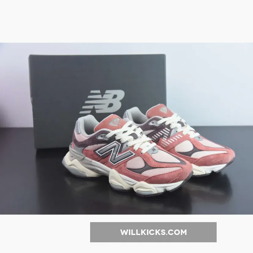 New Balance 9060 ‘Cherry Blossom’ Mineral Red/Truffle/Rain Cloud