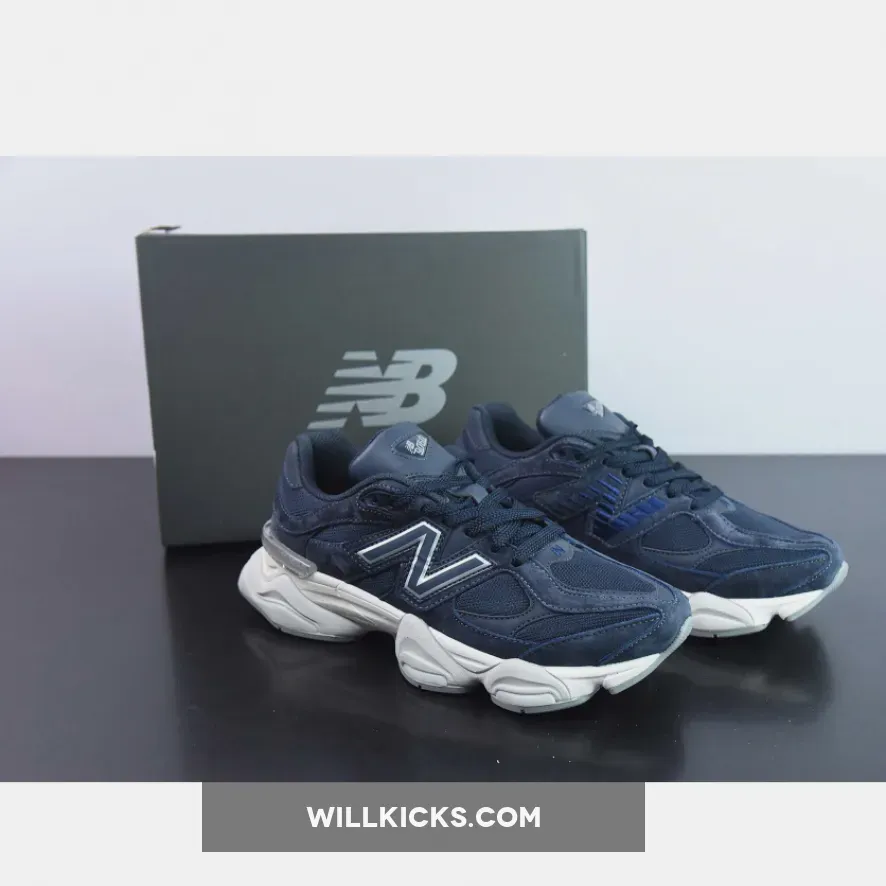 New Balance 9060 Navy Blue White Grey