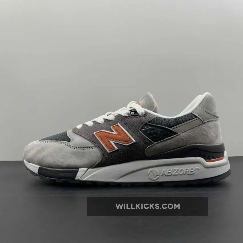 New Balance 998 Grey Orange