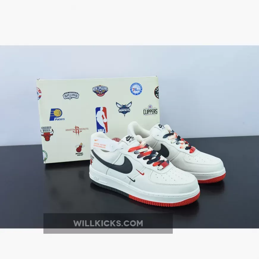 Nike Air Force 1 Low ‘Chicago Bulls’ White Red Black