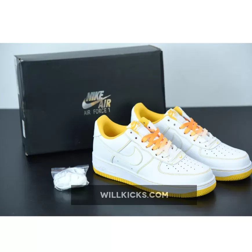Nike Air Force 1 Low Laser Orange Stitch