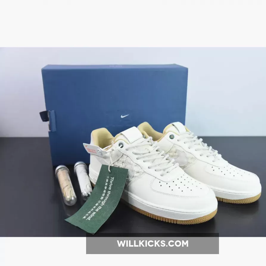 Nike Air Force 1 Low "NAIKE" Sail Light Orewood Brown