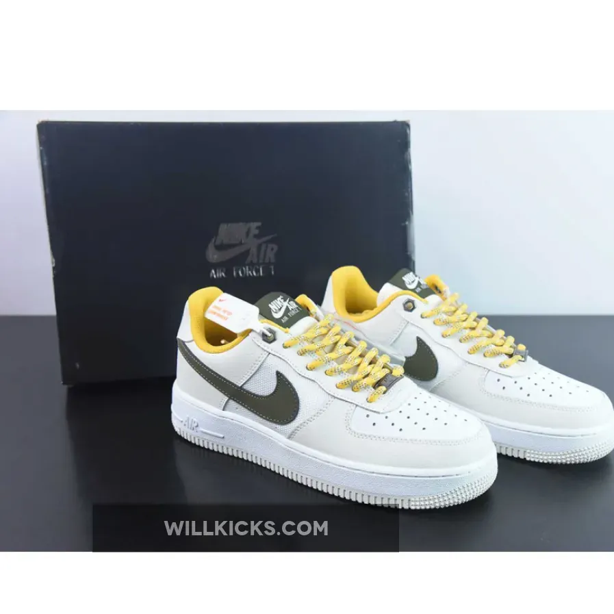 Nike Air Force 1 Low Premium Light Bone Cargo Khaki