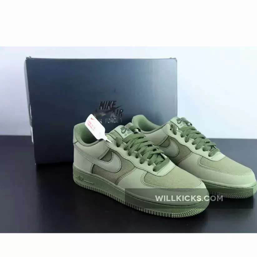Nike Air Force 1 Low Premium Oil Green