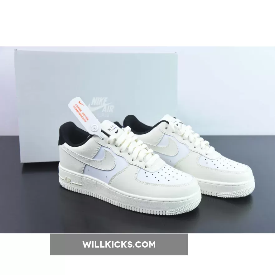 Nike Air Force 1 Low Sail/Coconut Milk-Black
