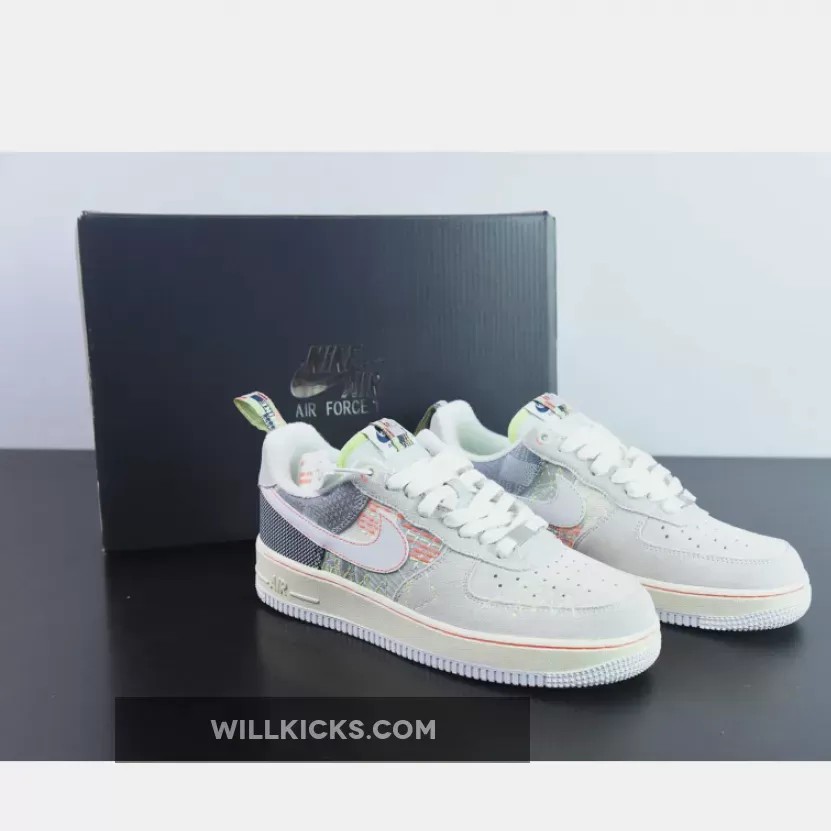 Nike Air Force 1 Low "Sashiko" Navy Grey New Arrival