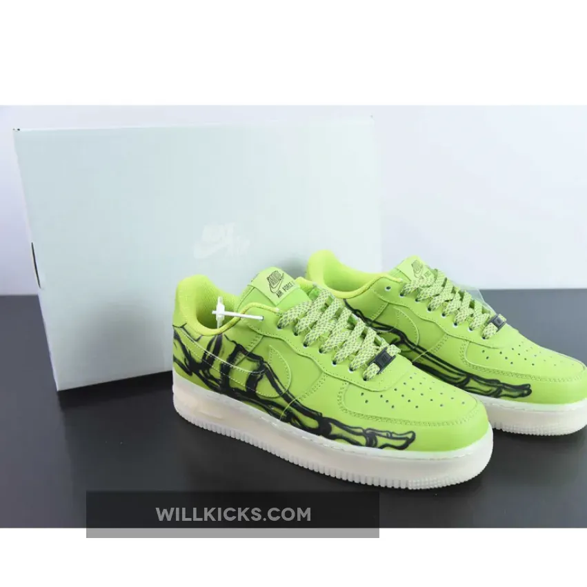 Nike Air Force 1 Low "Skeleton 2023" Green Goo