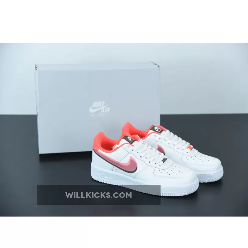 Nike Air Force 1 Low White/Black/Bright Crimson