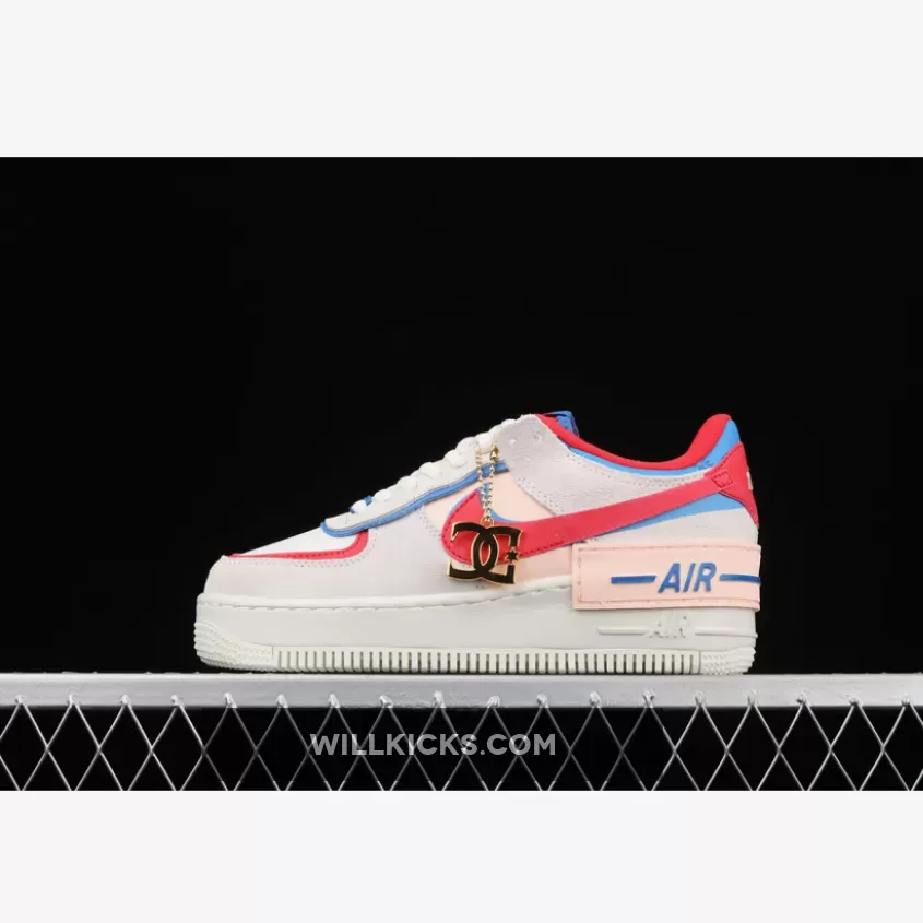Nike Air Force 1 Shadow Sail/University Red-Photo Blue