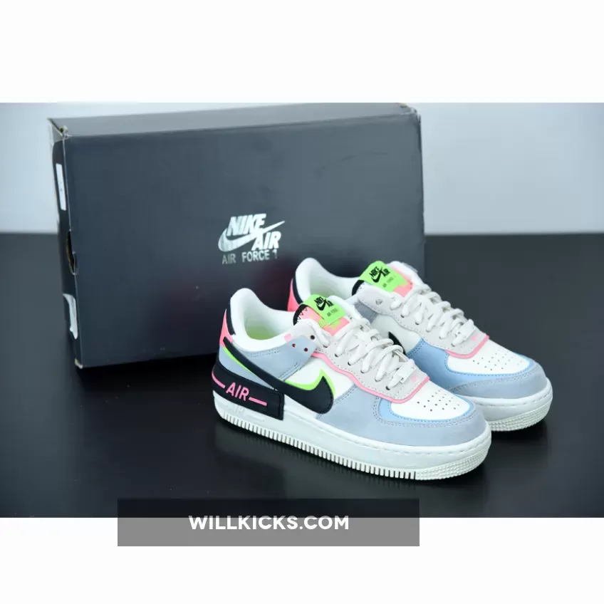 Nike Air Force 1 Shadow Sunset Pulse Blue WMNS