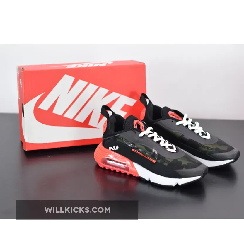 Nike Air Max 2090 "Duck Camo" Infrared/Black-Dark Sage-Baroque Brown