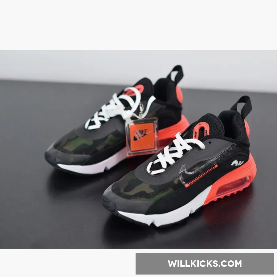 Nike Air Max 2090 "Duck Camo" Infrared/Black-Dark Sage-Baroque Brown Nike Air Max 2090 "Duck Camo" Infrared/Black-Dark Sage-Baroque Brown