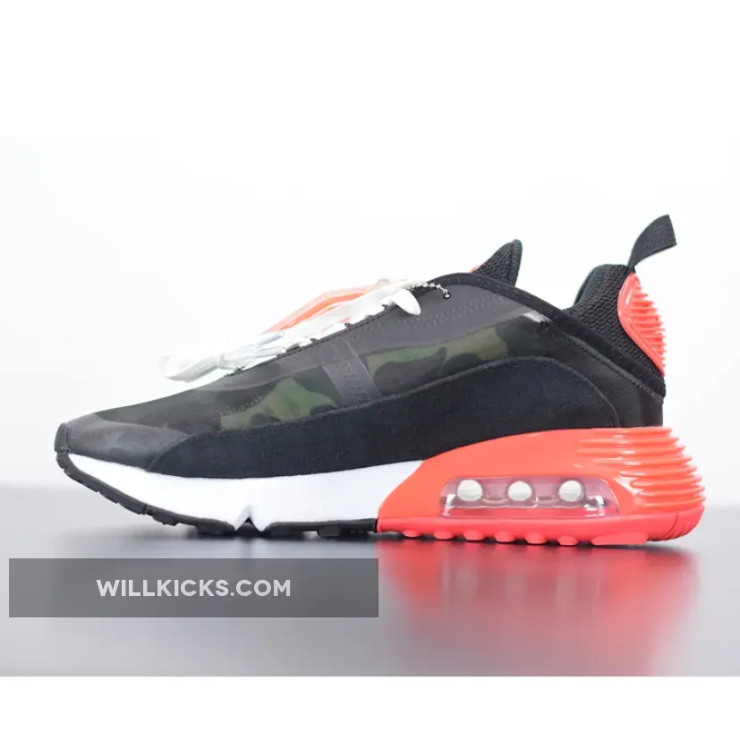 Nike Air Max 2090 "Duck Camo" Infrared/Black-Dark Sage-Baroque Brown Nike Air Max 2090 "Duck Camo" Infrared/Black-Dark Sage-Baroque Brown