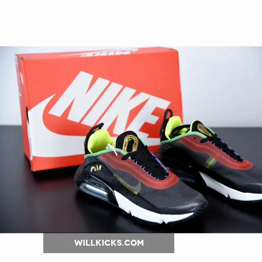 Nike Air Max 2090 "Hidden Message" Black/Metallic Gold/Racer Blue/Green Spark