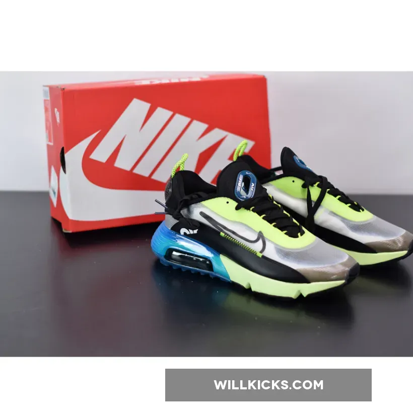 Nike Air Max 2090 White/Black-Volt-Blue Force