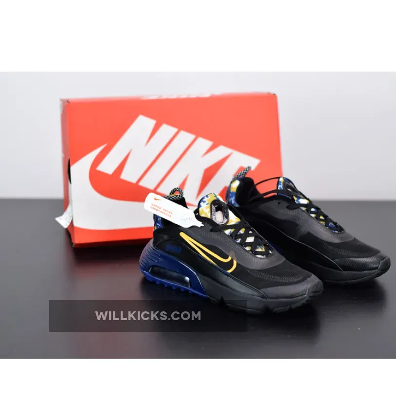 Nike Air Max 2090 "Yellow Camo" Black Yellow Blue