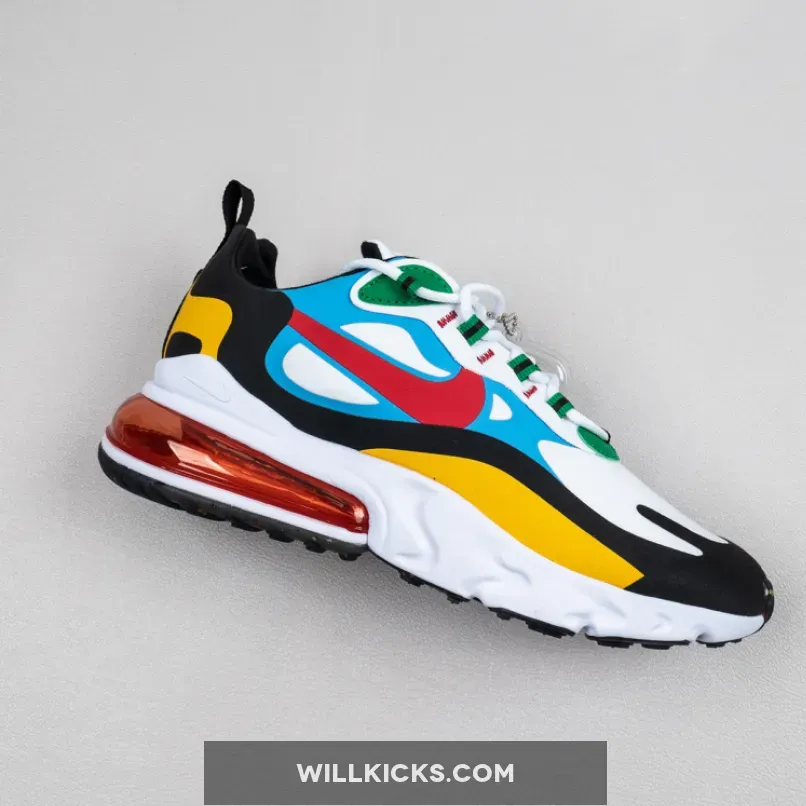 Nike Air Max 270 React "Bauhaus" Phantom/University Gold-University Red