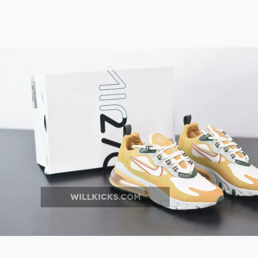 Nike Air Max 270 React Club Gold/Light Bone/Gold/Wheat