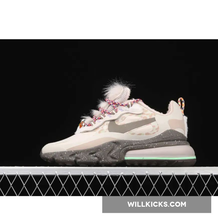 Nike Air Max 270 React Light Tan Baroque Brown