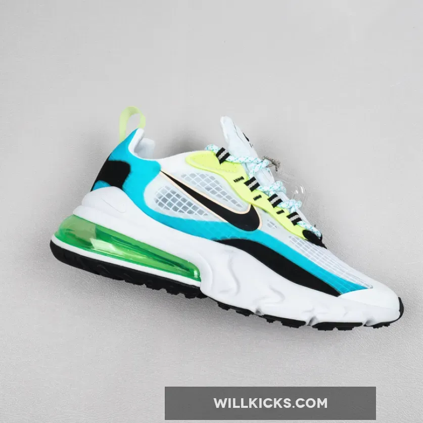 Nike Air Max 270 React SE Oracle Aqua/White-Black-Ghost Green