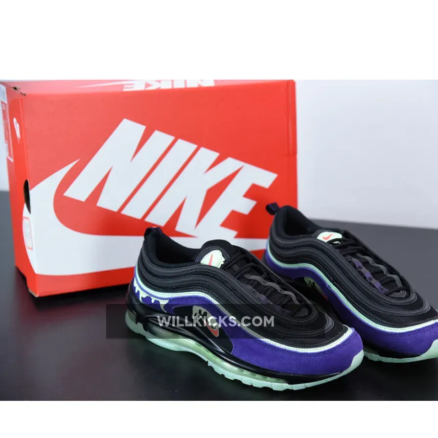 Nike Air Max 97 ‘Slime Halloween’ Purple Black