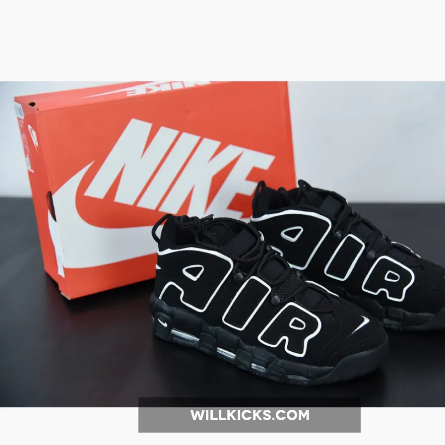 Nike Air More Uptempo Black/White