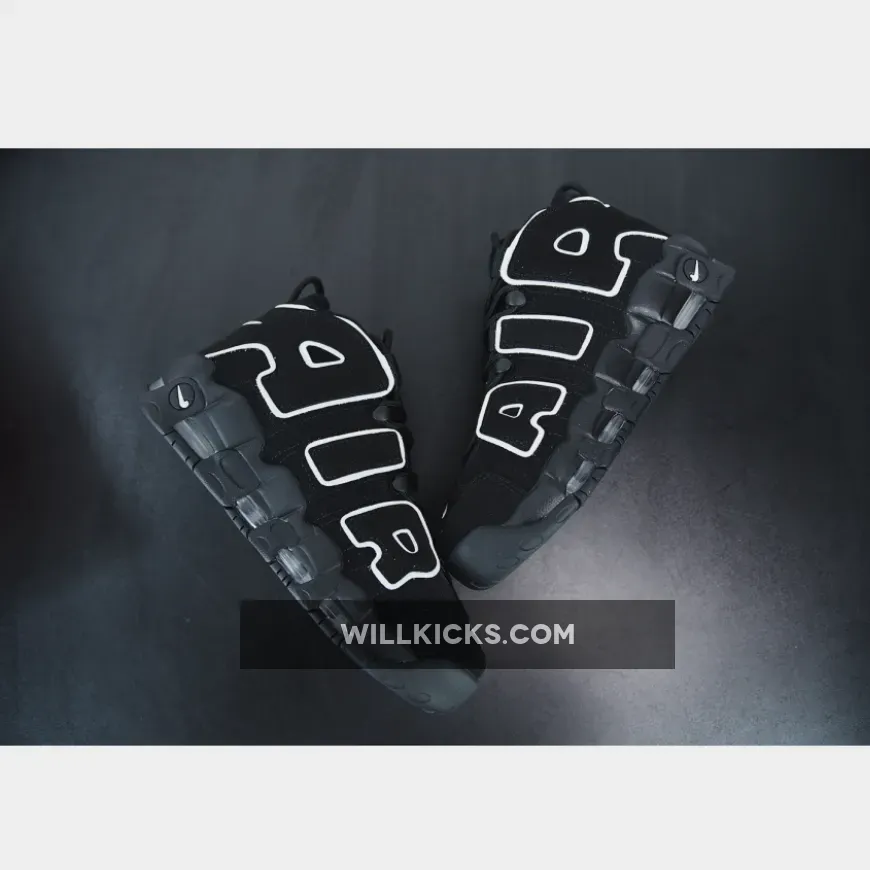 Nike Air More Uptempo Black/White Nike Air More Uptempo Black/White