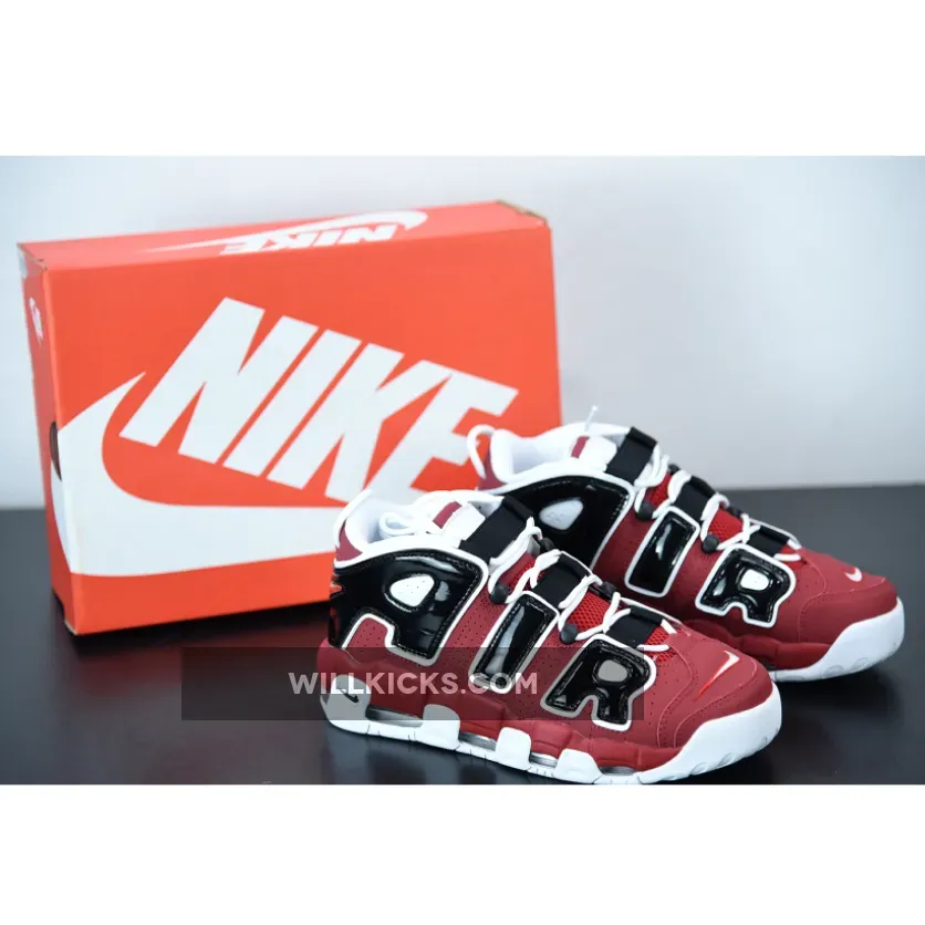 Nike Air More Uptempo ‘Bulls’ Varsity Red/White-Black