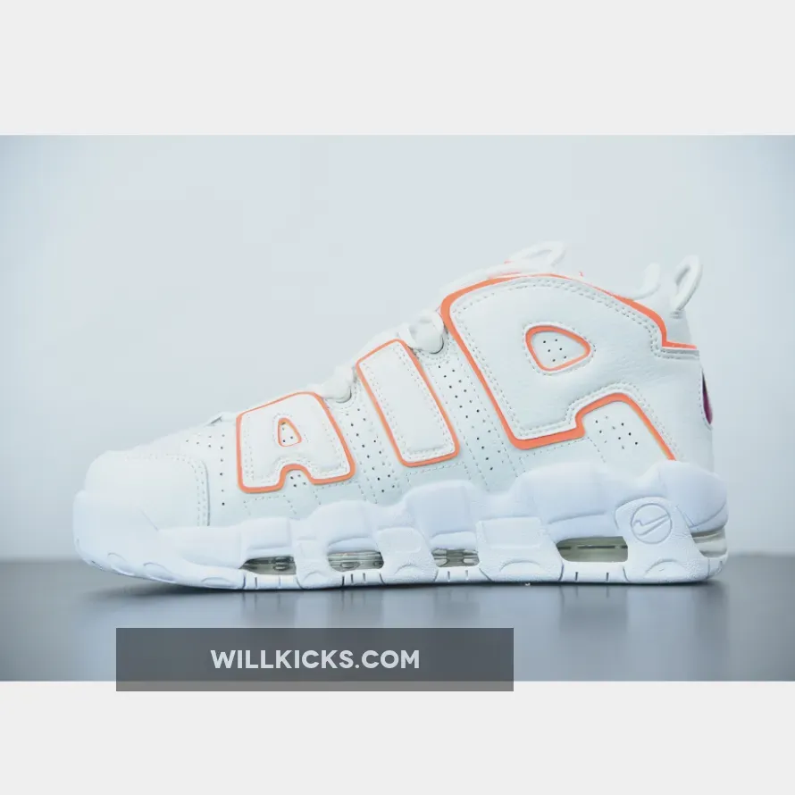 Nike Air More Uptempo "Sunset" White Orange Nike Air More Uptempo "Sunset" White Orange