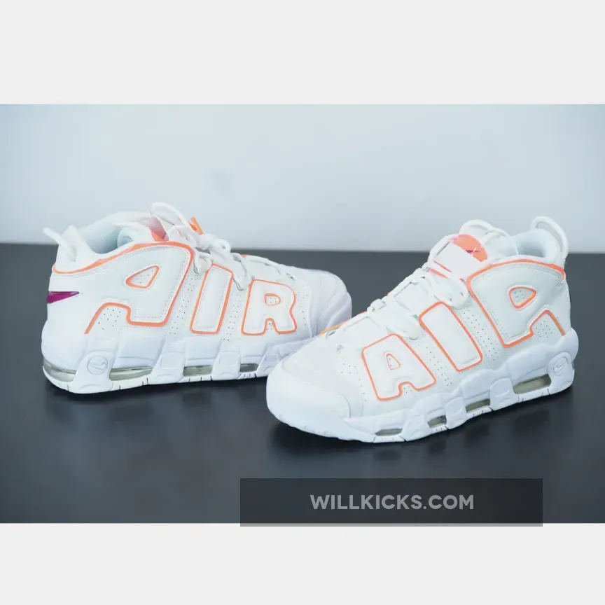 Nike Air More Uptempo "Sunset" White Orange Nike Air More Uptempo "Sunset" White Orange