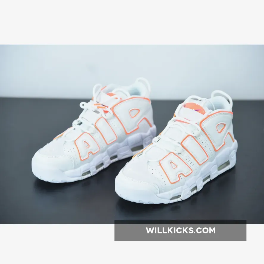 Nike Air More Uptempo "Sunset" White Orange Nike Air More Uptempo "Sunset" White Orange
