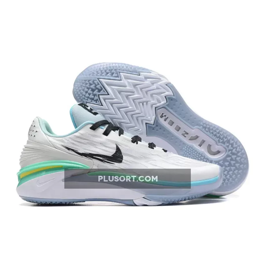 Nike Air Zoom GT Cut 2 "White Black Ice Blue Lime Green"