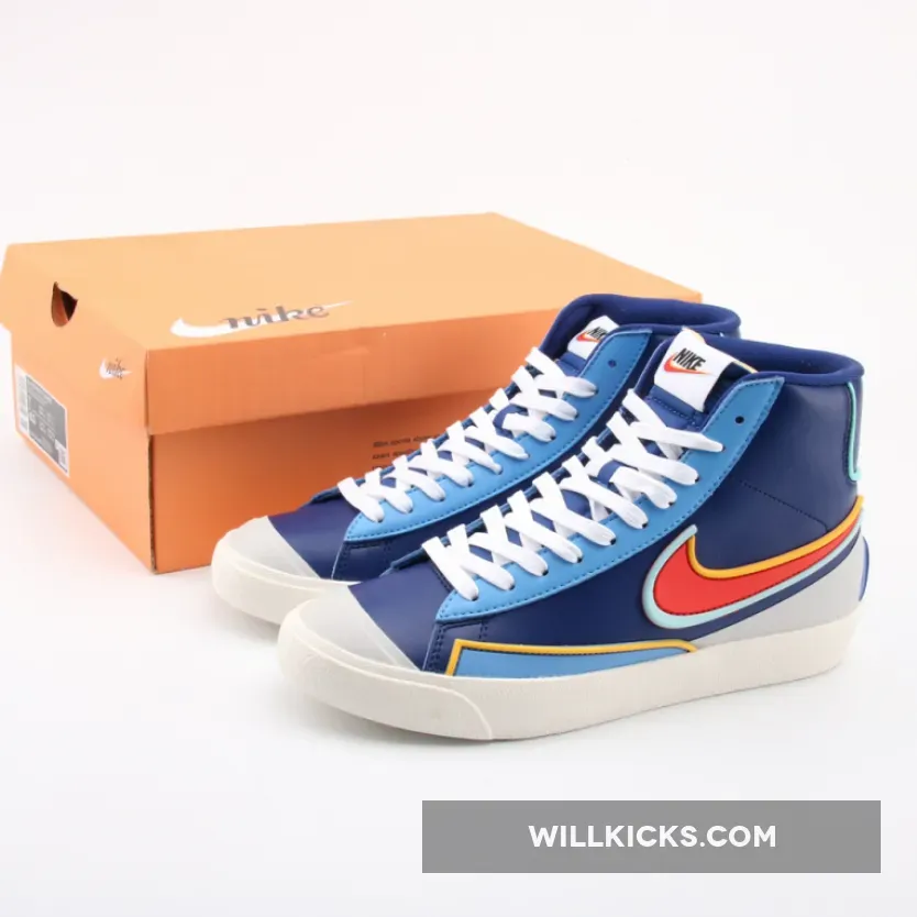 Nike Blazer Mid ’77 Infinite Deep Royal Blue/Chile Red-Copa