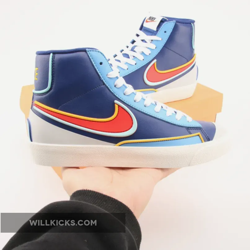 Nike Blazer Mid ’77 Infinite Deep Royal Blue/Chile Red-Copa Nike Blazer Mid ’77 Infinite Deep Royal Blue/Chile Red-Copa