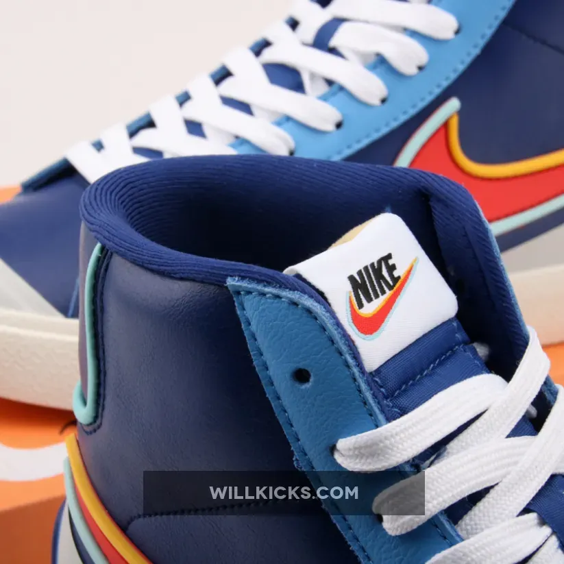 Nike Blazer Mid ’77 Infinite Deep Royal Blue/Chile Red-Copa Nike Blazer Mid ’77 Infinite Deep Royal Blue/Chile Red-Copa