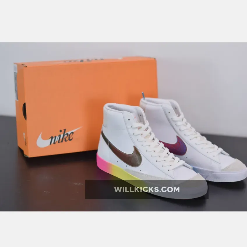Nike Blazer Mid 77 Vintage White Bright Cactus