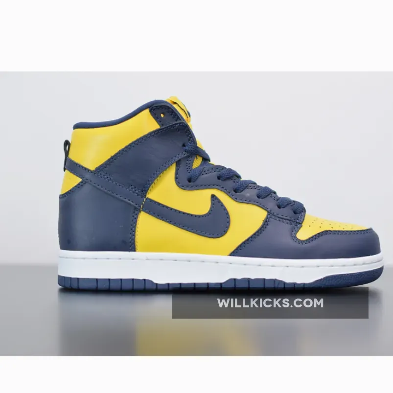 Nike Dunk High "Michigan" Varsity Maize/Midnight Navy Nike Dunk High "Michigan" Varsity Maize/Midnight Navy