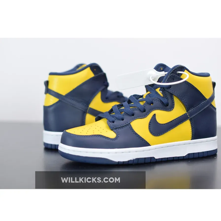 Nike Dunk High "Michigan" Varsity Maize/Midnight Navy Nike Dunk High "Michigan" Varsity Maize/Midnight Navy