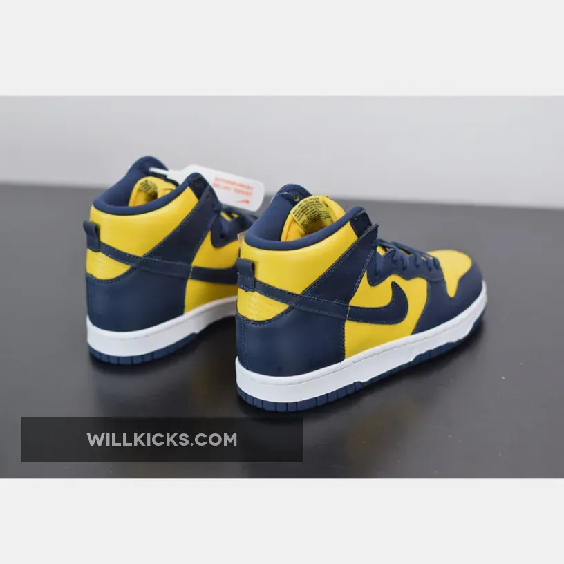 Nike Dunk High "Michigan" Varsity Maize/Midnight Navy Nike Dunk High "Michigan" Varsity Maize/Midnight Navy