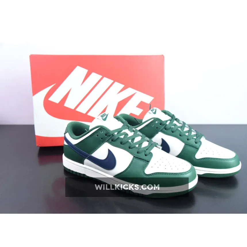 Nike Dunk Low Gorge Green/Midnight Navy-Phantom